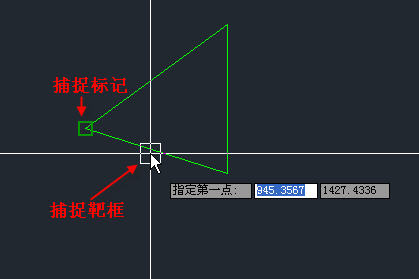 CAD捕捉靶框的大小有什么用