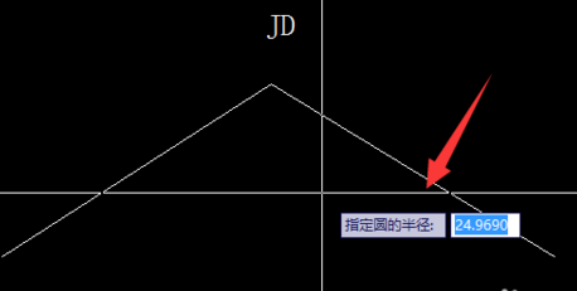 CAD中怎么根據(jù)切線交點(diǎn)繪制曲線