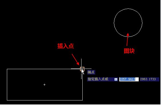 在CAD中插入點(diǎn)離圖塊遠(yuǎn)怎么辦？